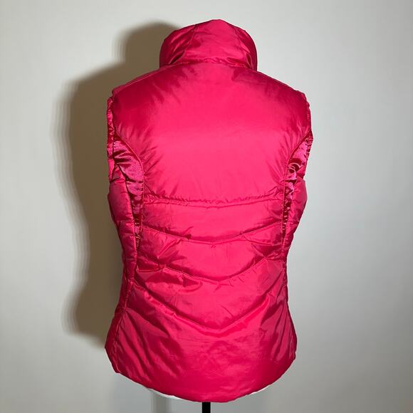 Nike Reversible Pink/Black Duck Down Puffer Vest Training Womens Large 12-14 L - Picture 5 of 12